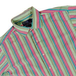 Ralph Lauren Y2K Streetwear 90s Philip Sport Button Up Shirt Men's Large